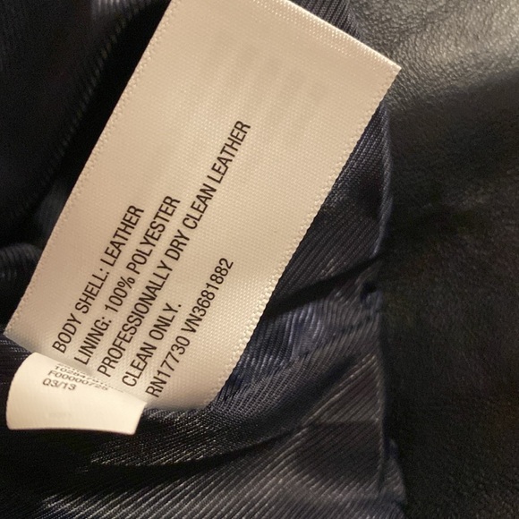NWOT 3.1 Phillip Lim for Target blue leather motto jacket - Picture 7 of 7